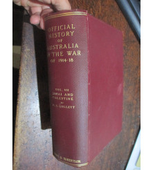 Sinai and Palestine Official History War Book